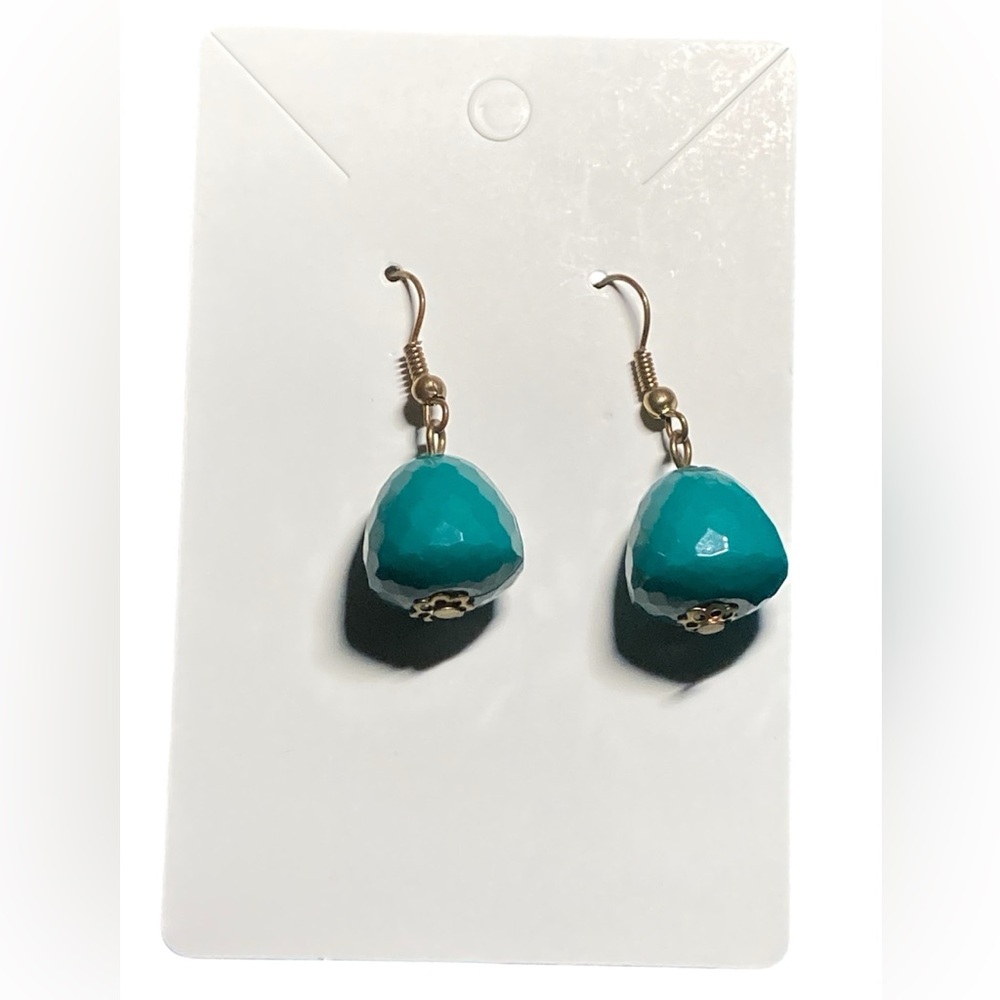Elegant Turquoise Drop Earrings